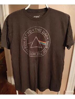 Pink Floyd official Dark side - faded look rock tee - L -